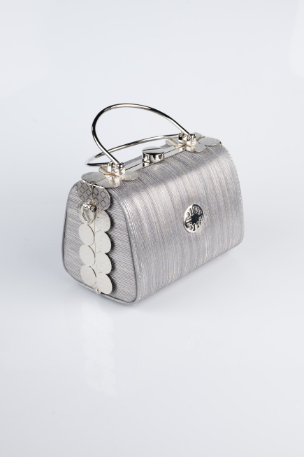 Abendtaschen Laserschnitt Platin KC170