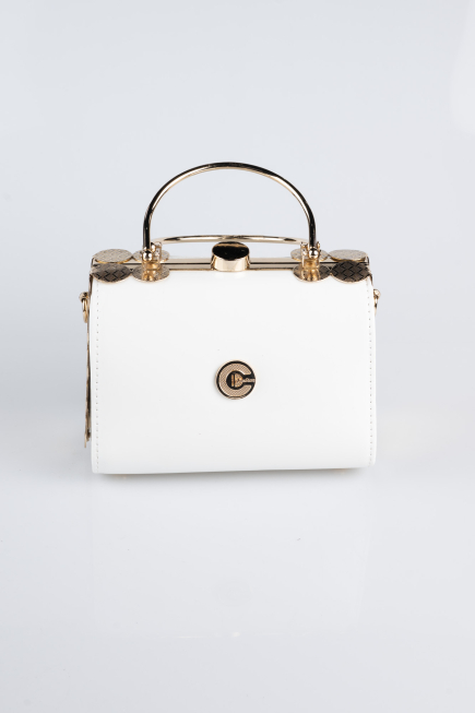 Abendtaschen Lackleder Weiß KC170