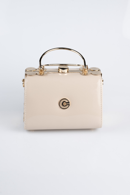 Abendtaschen Lackleder Hautfarben KC170