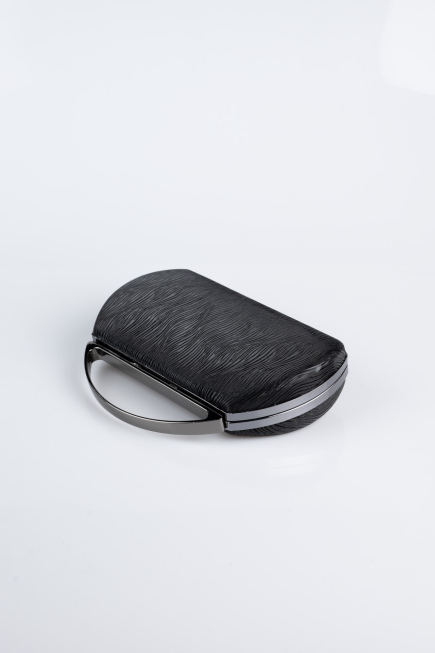 Abendtasche Laserschnitt Schwarz V351