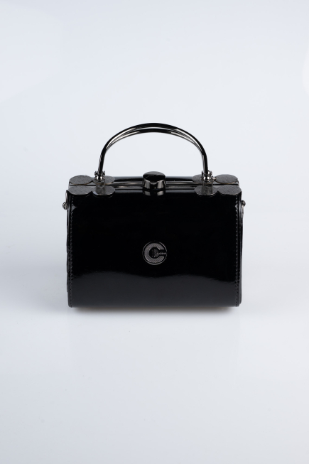Abendtaschen Lackleder Schwarz KC170