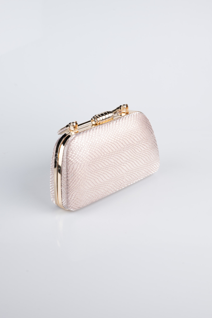 Abendtasche Gemustert Rosa SH839