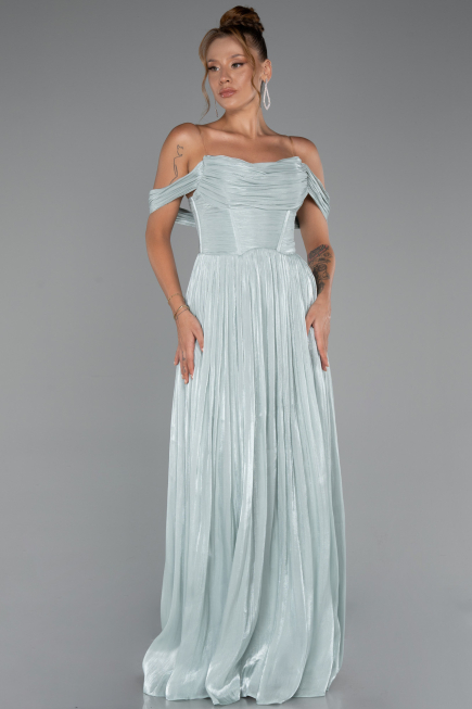 Partykleid Lang Chiffon Minzgrün ABU5283