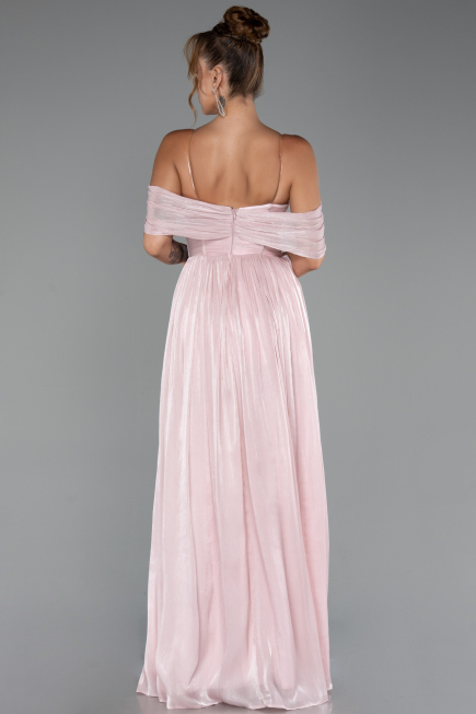 Partykleid Lang Chiffon Puder ABU5283