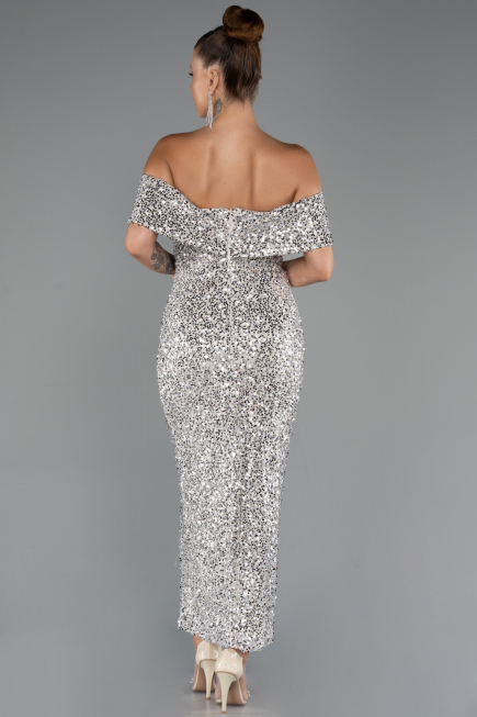 Partykleid Midi Beige ABK2440