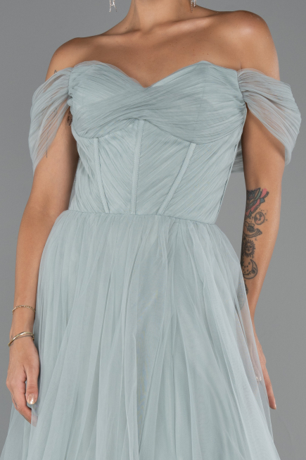 Abendkleid Lang Minzgrün ABU5302