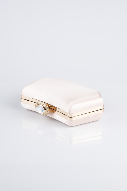 Hautfarben Abendtasche Satin SH812