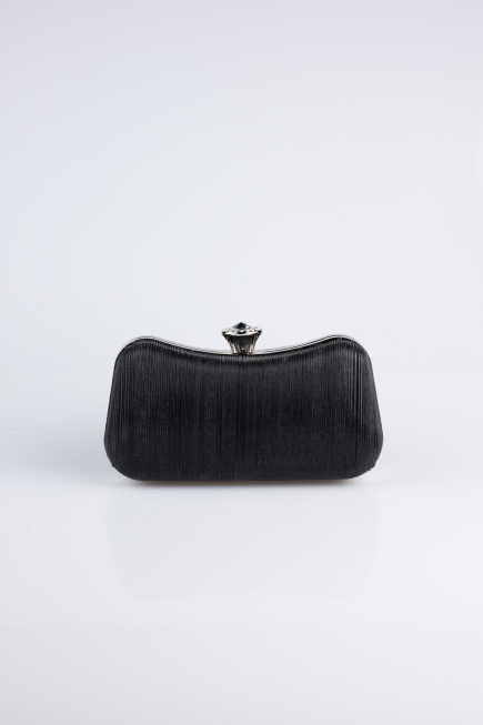 Abendtasche Laserschnitt Schwarz SH855