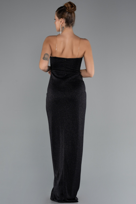 Abschlusskleid Lang Schwarz ABU5339