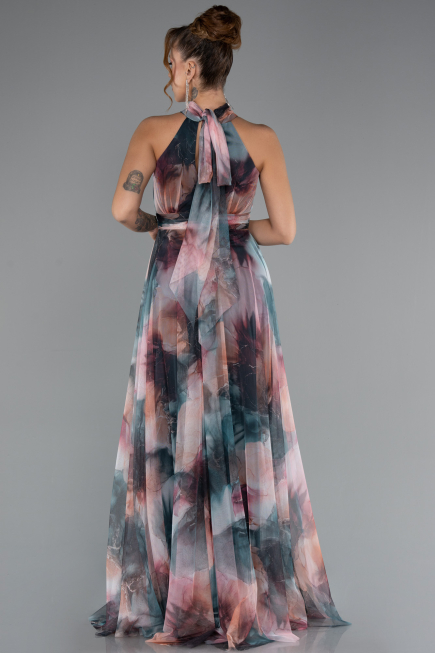 Zwiebelschale Abschlusskleid Lang ABU674