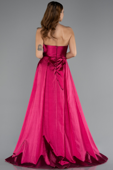 Abendkleid Lang Pflaume ABU4579