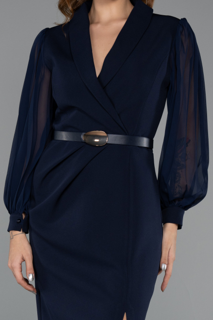 Partykleid Midi Marineblau ABK2462