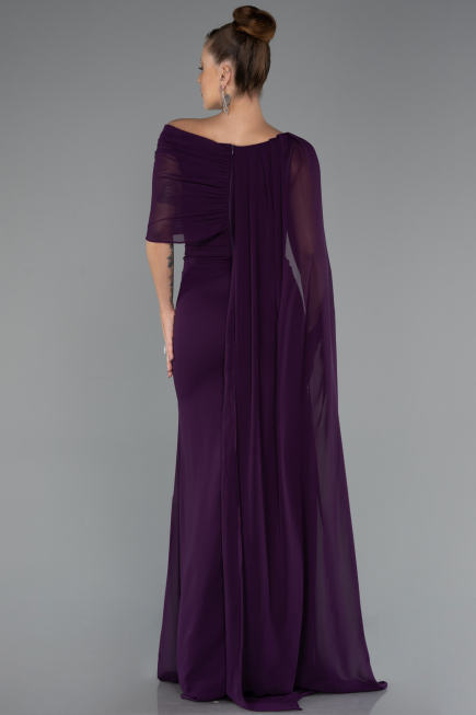 Standesamtkleid Lang Chiffon Violette ABU5418