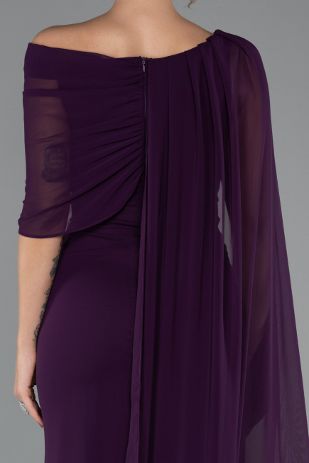 Standesamtkleid Lang Chiffon Violette ABU5418