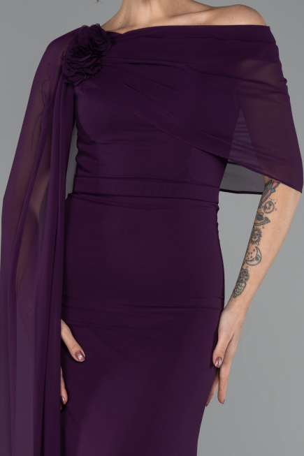 Standesamtkleid Lang Chiffon Violette ABU5418