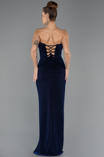 Abschlusskleid Lang Marineblau ABU5445