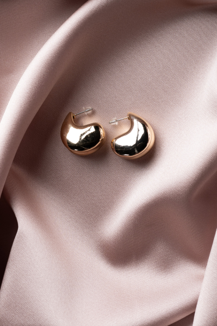 Ohrschmuck Gold-Altrosa UK943