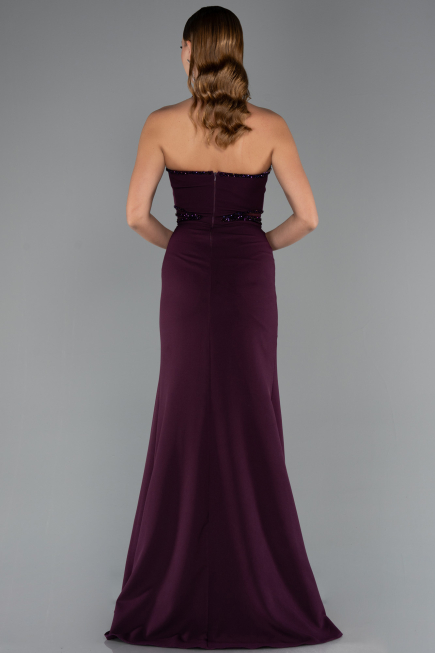 Abendkleid Lang Violett dunkel ABU5476