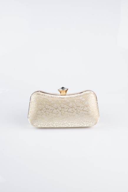 Abendtasche Gemustert Gold SH855