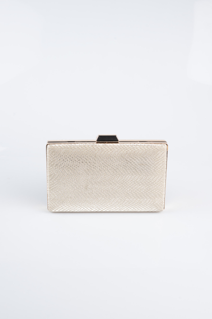Abendtasche Gemustert Gold SH859