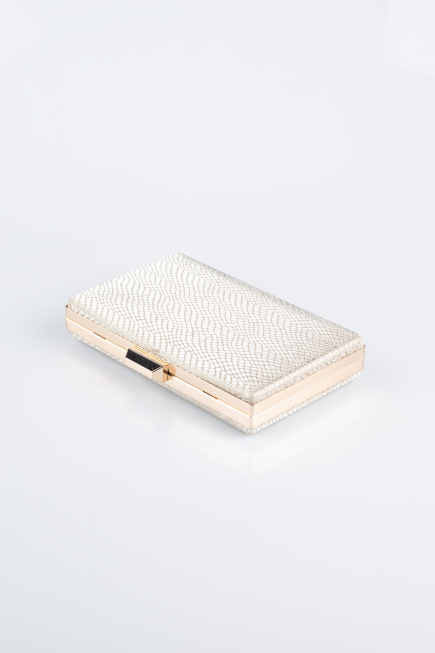 Abendtasche Gemustert Gold SH859