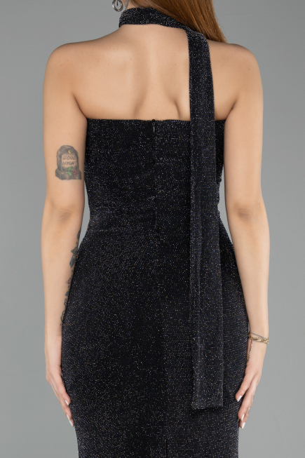Partykleid Midi Schwarz ABK2489