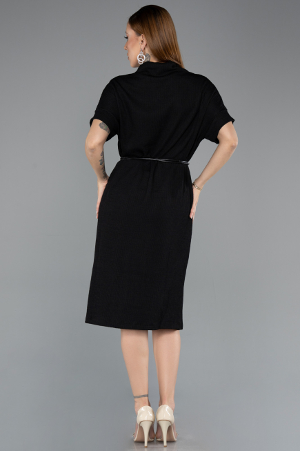 Partykleid Midi Schwarz ABK2494