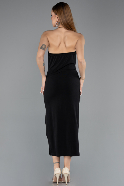 Partykleid Midi Schwarz ABK2495