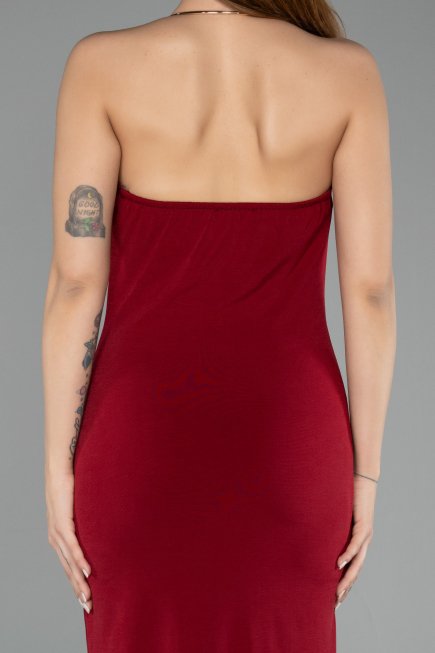Partykleid Midi Weinrot ABK2495