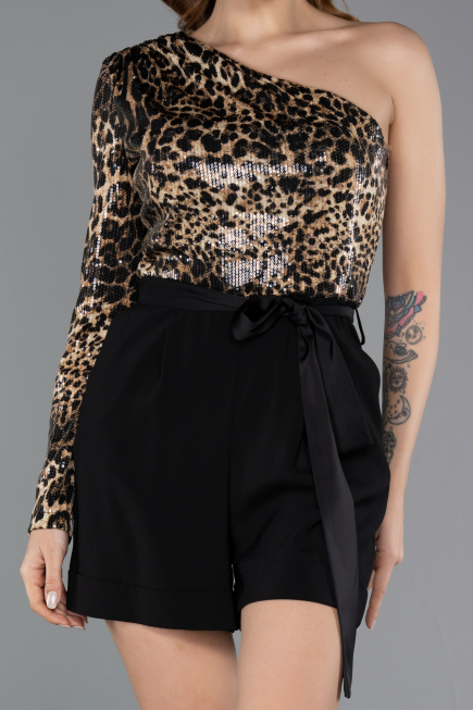 Abendkleid Leopard EX72500