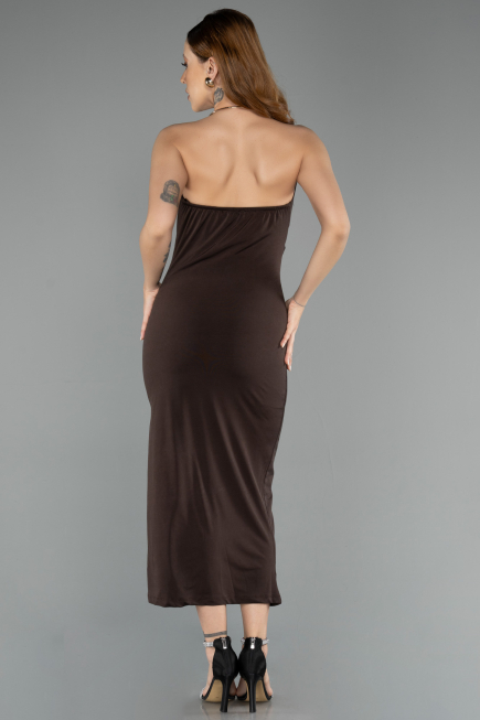 Partykleid Midi Braun ABK2495