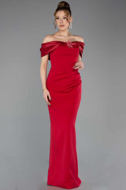 Partykleid Midi Weinrot ABK2501