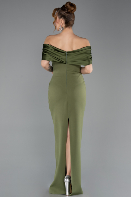 Partykleid Midi Khaki ABK2501