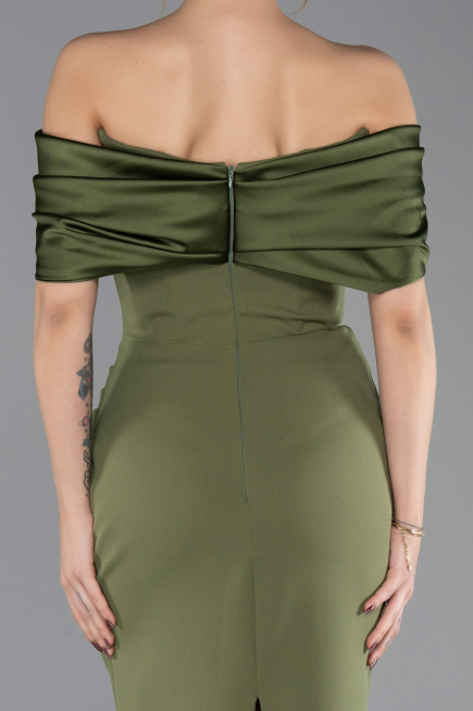 Partykleid Midi Khaki ABK2501