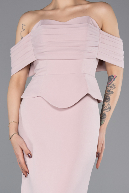 Standesamtkleid Lang Puder ABU5559