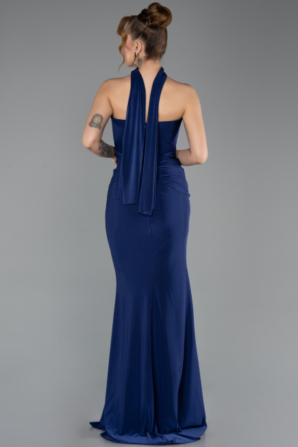 Abendkleid Lang Marineblau ABU5561