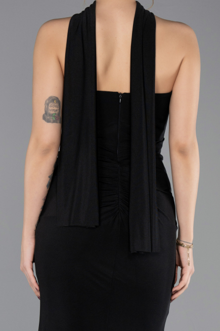 Abendkleid Lang Schwarz ABU5561
