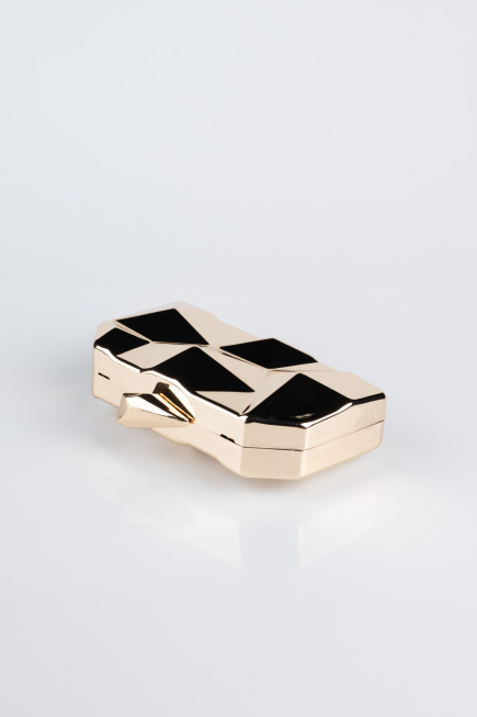 Abendtasche Metall Gold-Metallic SH921