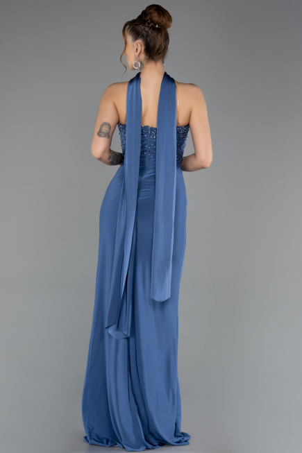 Abschlusskleid Lang Indigo ABU5564