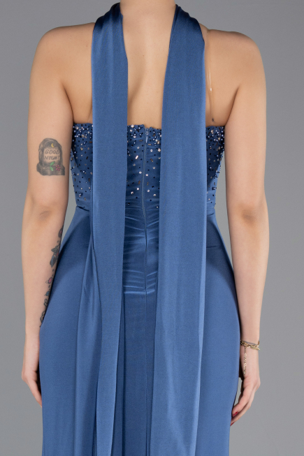 Abschlusskleid Lang Indigo ABU5564
