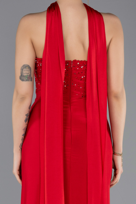Abschlusskleid Lang Rot ABU5564