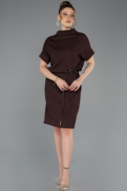 Partykleid Midi Braun ABK2494