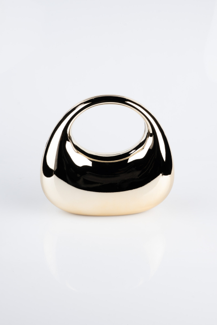 Abendtasche Gespiegelt Gold KC786