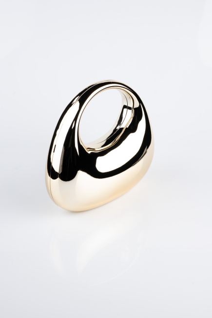 Abendtasche Gespiegelt Gold KC786