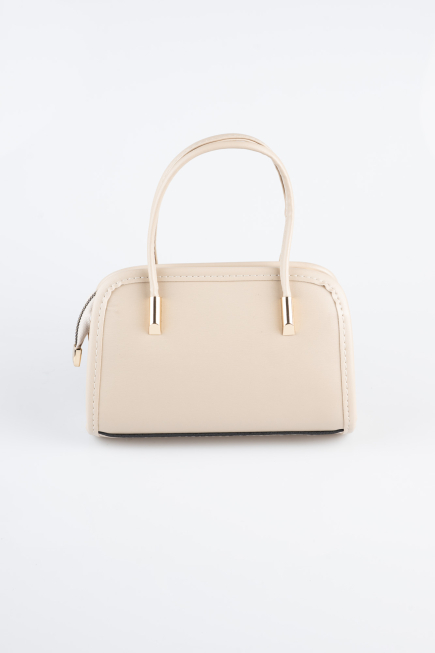 Abendtasche Leder Hautfarben KC422