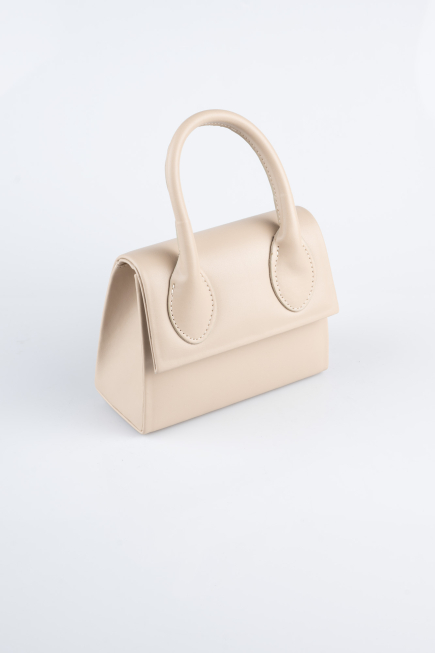 Hautfarben Abendtasche Leder KC165