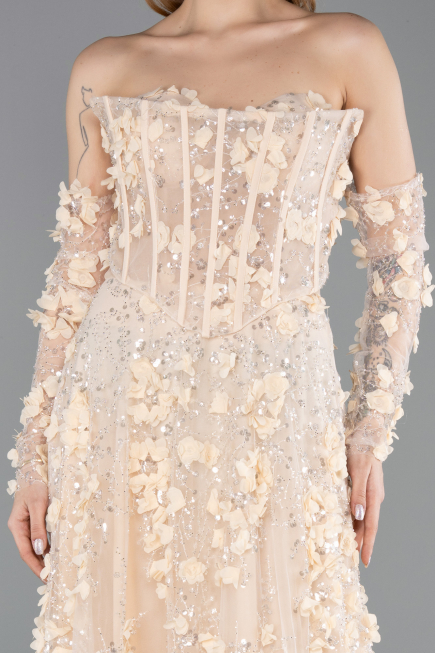 Abendkleid Lang Gold ABU5658
