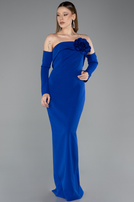 Abendkleid Lang Sächsischblau ABU5629