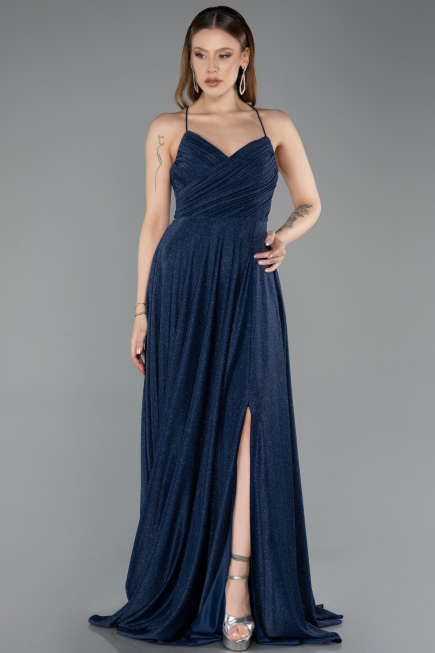 Abendkleid Lang Marineblau ABU5632
