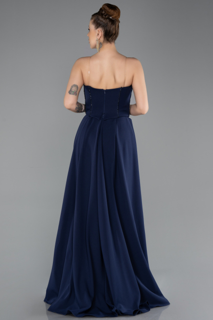 Abendkleid Lang Marineblau ABU5682